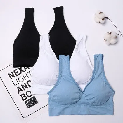 3pcs Set Seamless Push Up Bra