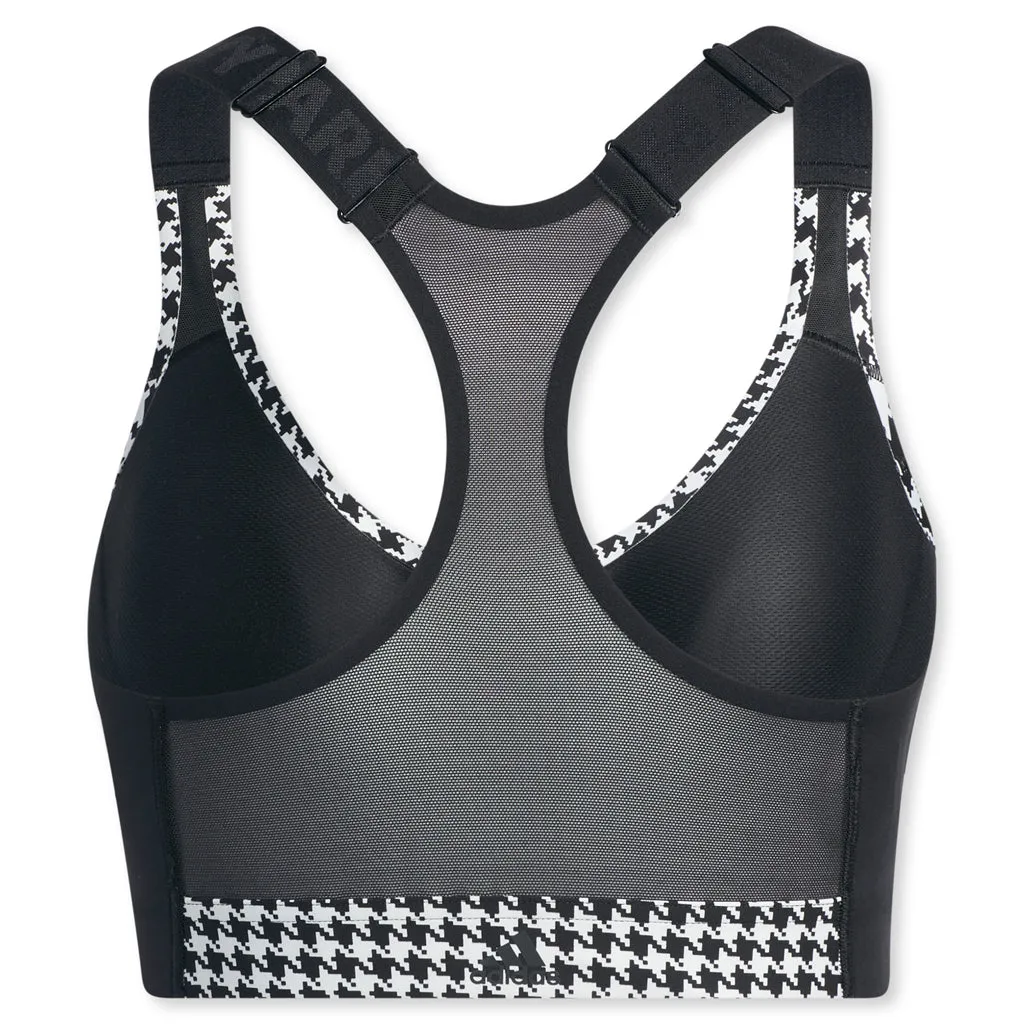 adidas x IVY PARK Women's AOP Zip Bra 2.0 - Clear Grey/Black