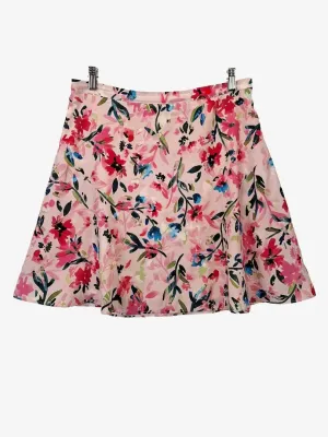 Alannah Hill Feminine Cotton Candy Watercolour Floral Skirt Size 14