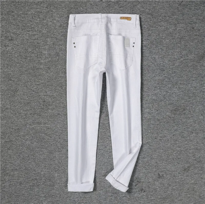 Antonios White Vintage Pants