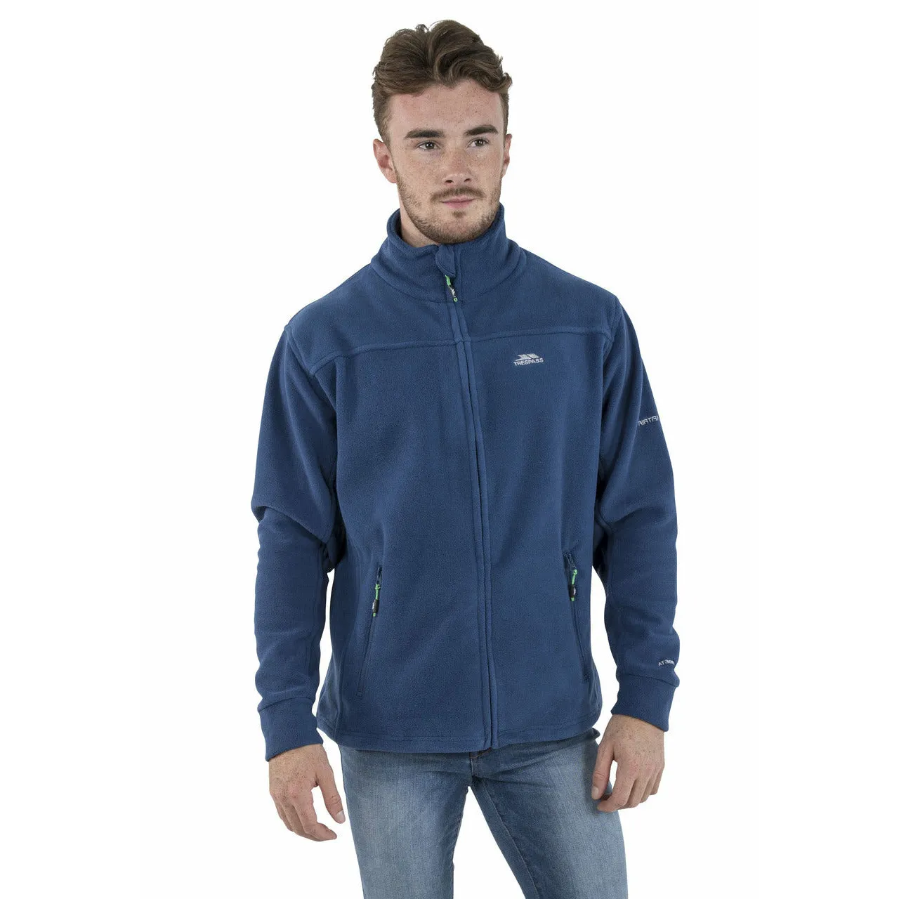 Bernal Mens Full Zip Fleece Jacket - Navy Tone