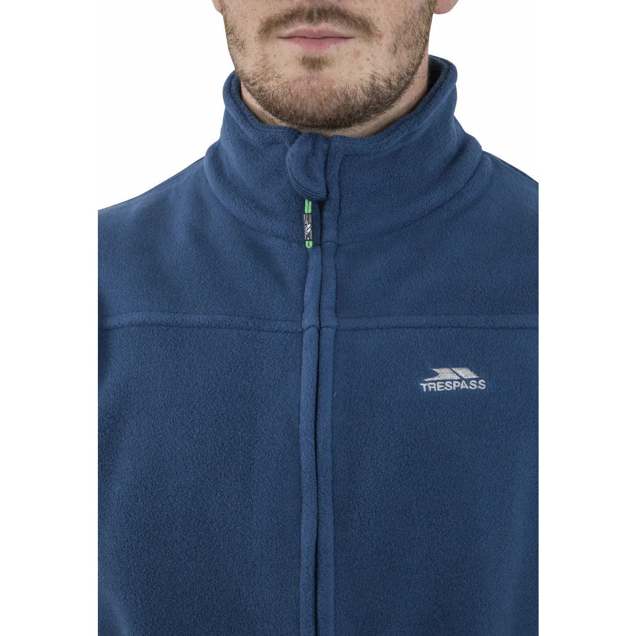 Bernal Mens Full Zip Fleece Jacket - Navy Tone