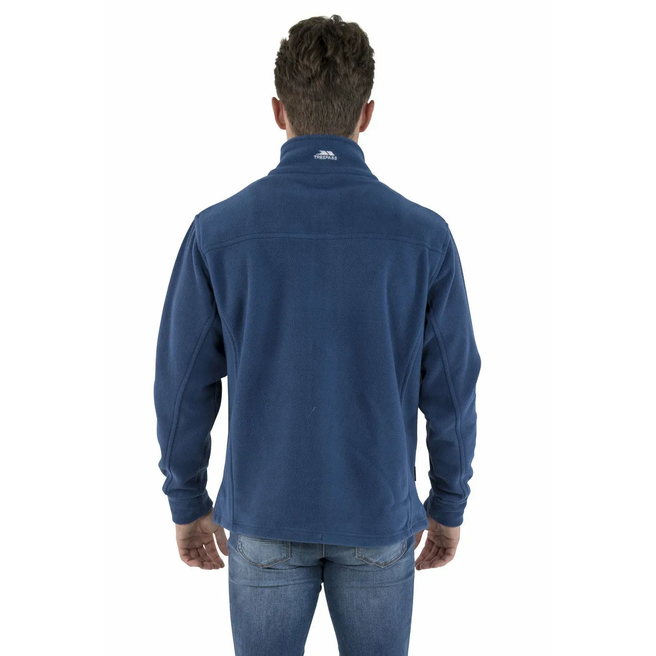 Bernal Mens Full Zip Fleece Jacket - Navy Tone