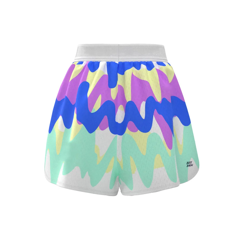 Bidi Badu Good Vibes Printed 2 In 1 Shorts (Women's) - White/Mixed