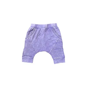 Biker Shorts- Lavender Acid Wash