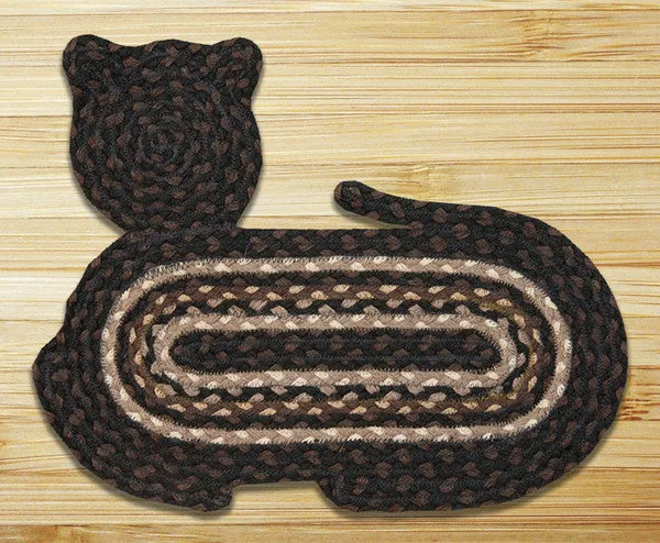 Black1 Cat Rug