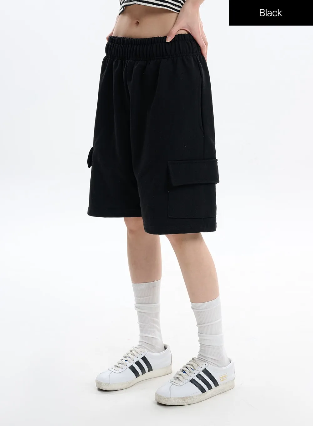 Comfortable Wide Leg Shorts IF413