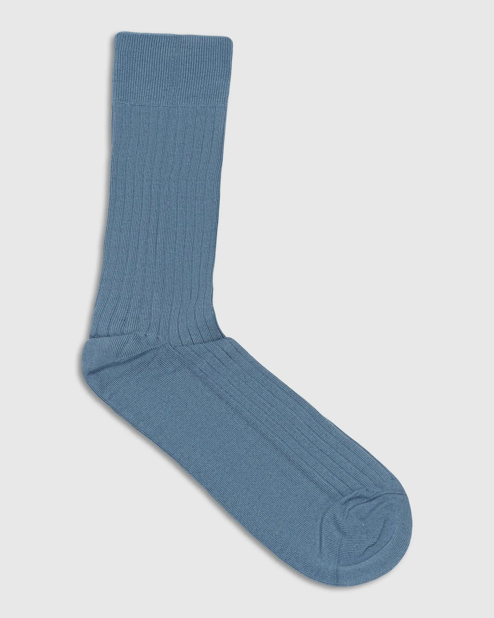 Cotton Blue Printed Socks - Thai