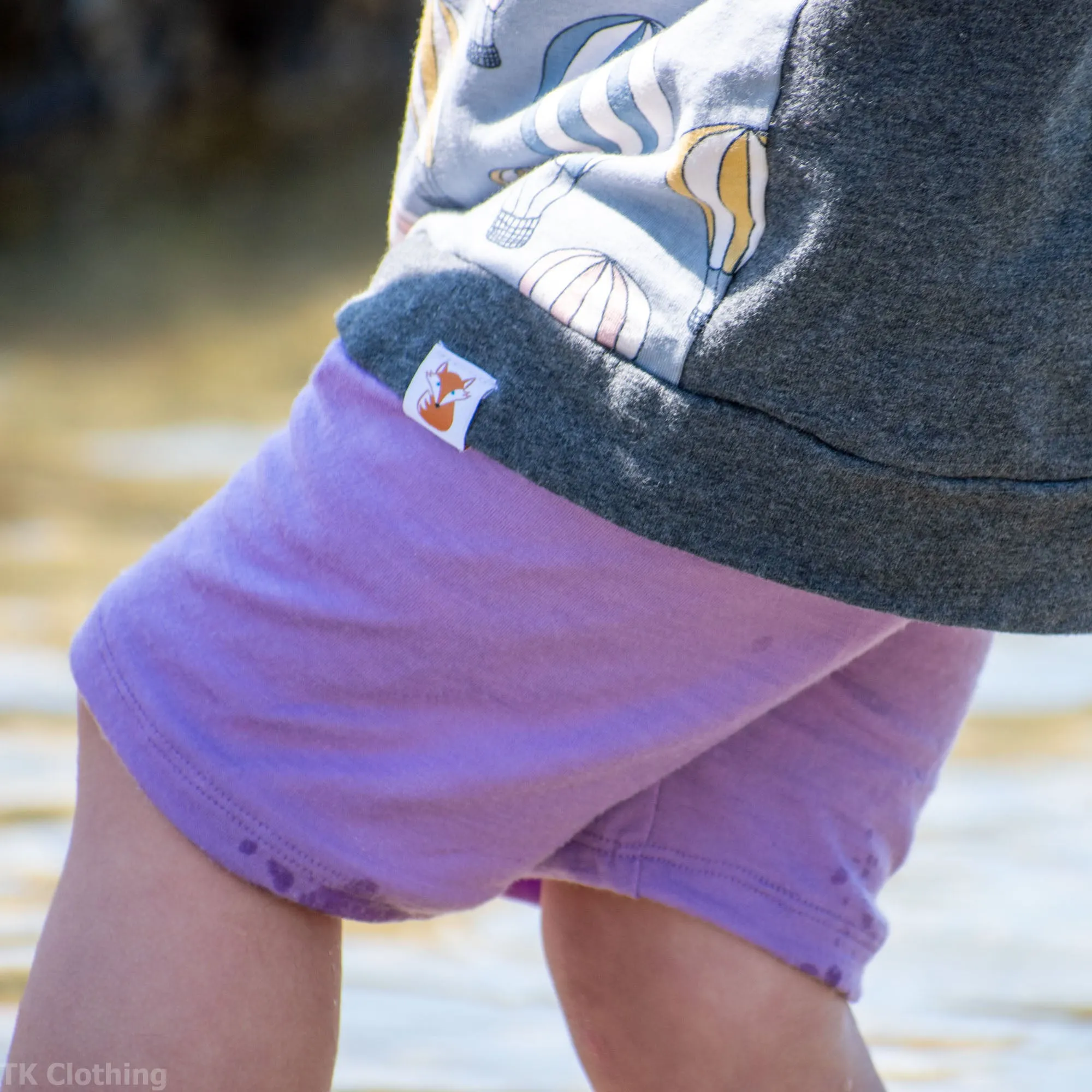 Custom Merino Wool Base Shorts - Kids