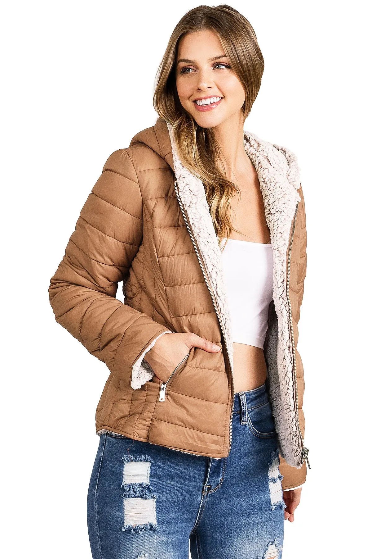 Flipside Sherpa Puffer Jacket