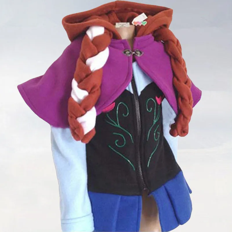 Girls Elsa and Anna jacket Spring / Autumn  - Free Shipping to N.A.