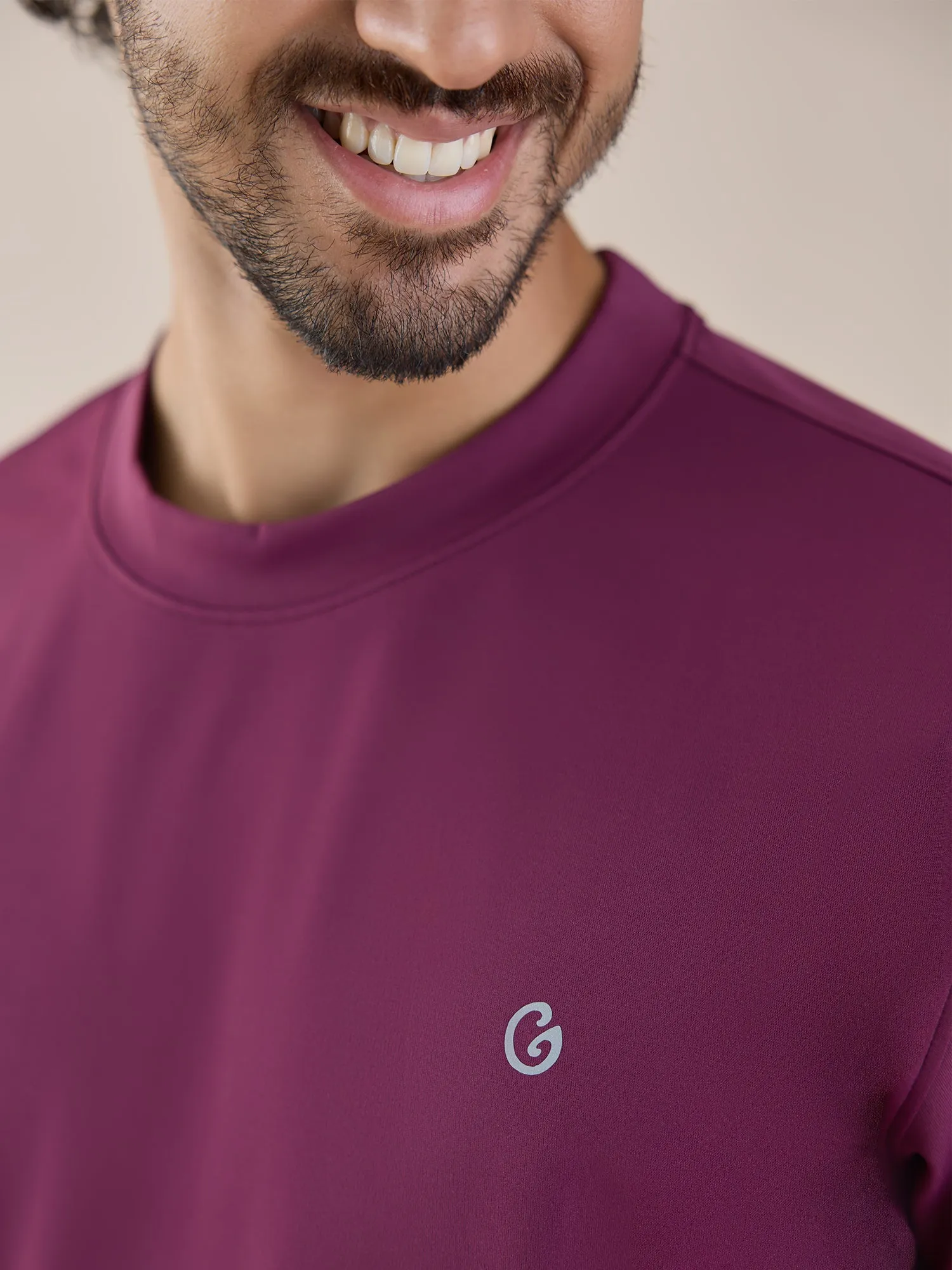 Gloot Active Sweatshirt GLA025 Plum