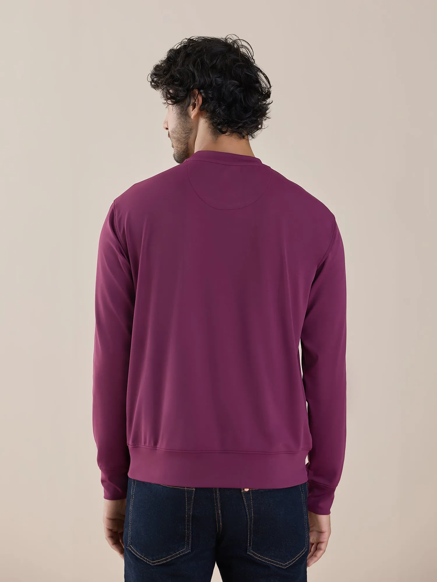 Gloot Active Sweatshirt GLA025 Plum