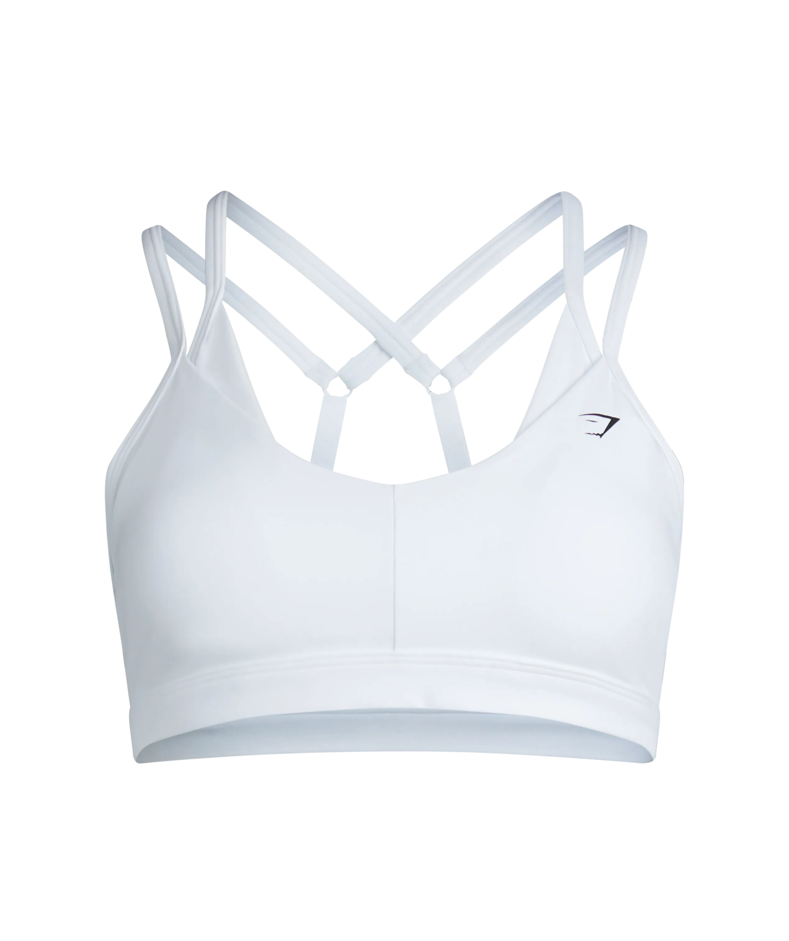 Gymshark Double Up Sports Bra - White