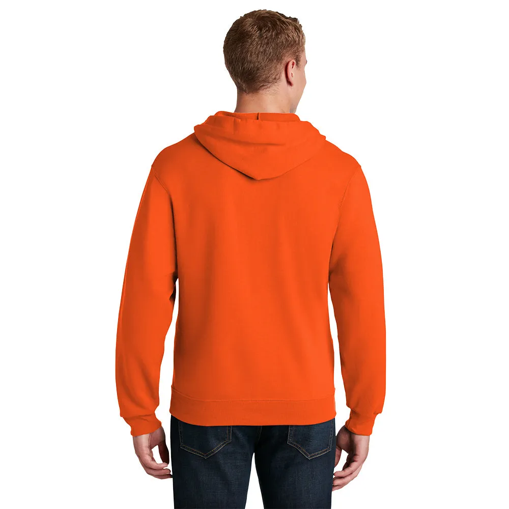 Jerzees® - NuBlend® Full-Zip Hooded Sweatshirt - Safety Orange