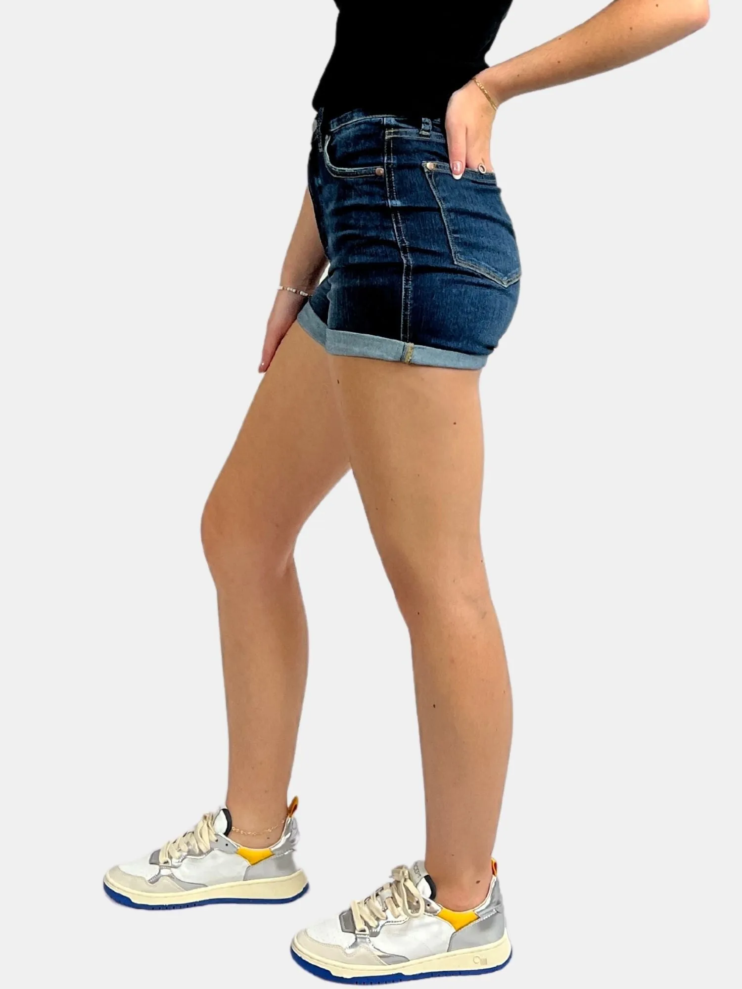 Judy Blue High-Waist Tummy Control Cool Denim Shorts