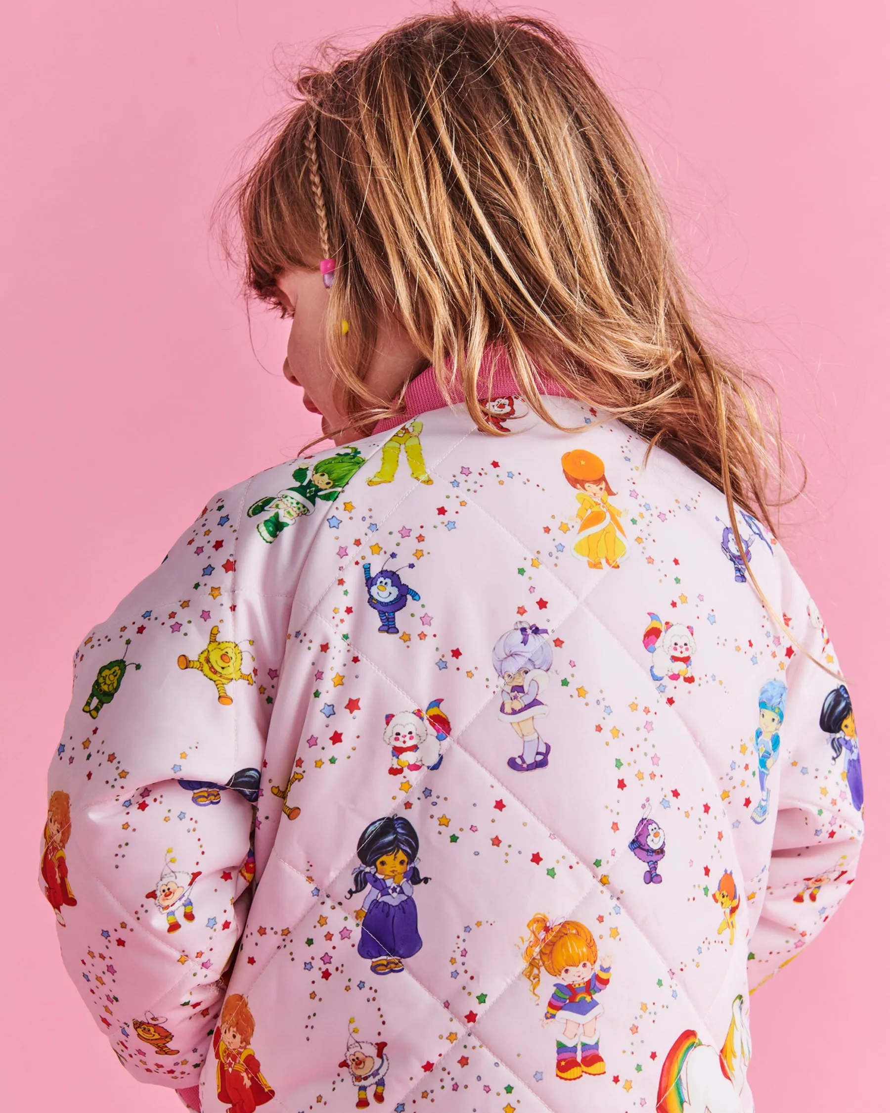 Kip & Co x Rainbow Brite Star Shower Bomber Jacket