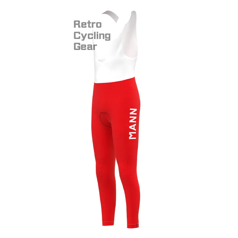 MANN Red Retro Cycling Pants