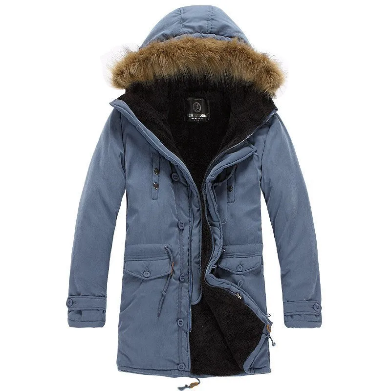 Men's Warm Overcoat Winter Coat Parka Cotton Jackets