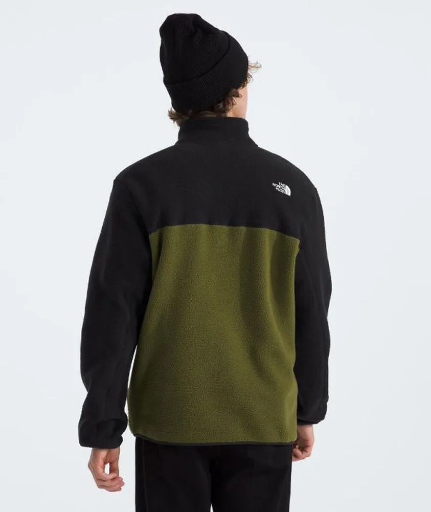 Men's Yumiori 1/4 Zip in Forest Olive/Black by The North Face