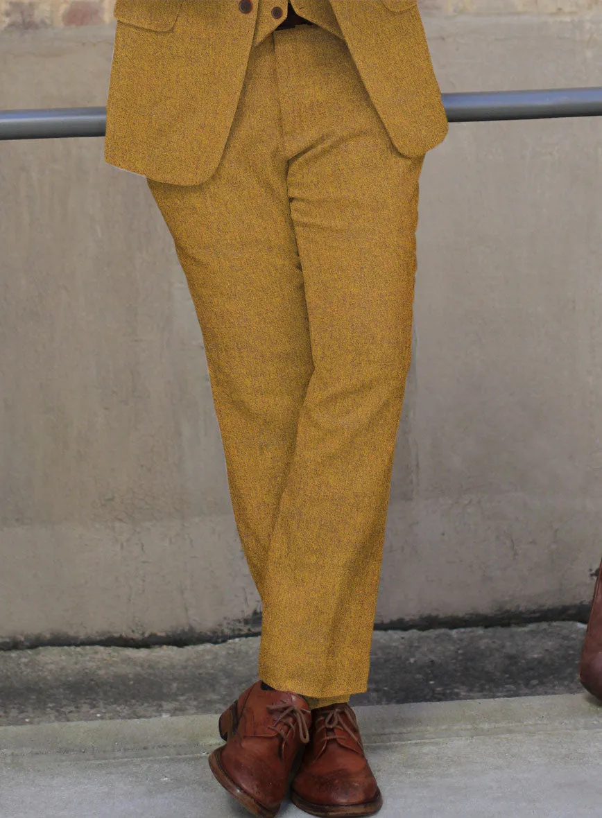 Naples English Mustard Tweed Pants