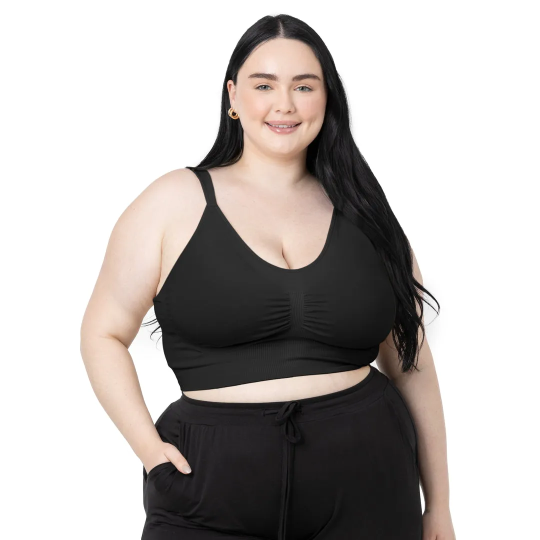 Nellie Sublime® Wireless Bra - Super Busty | Black