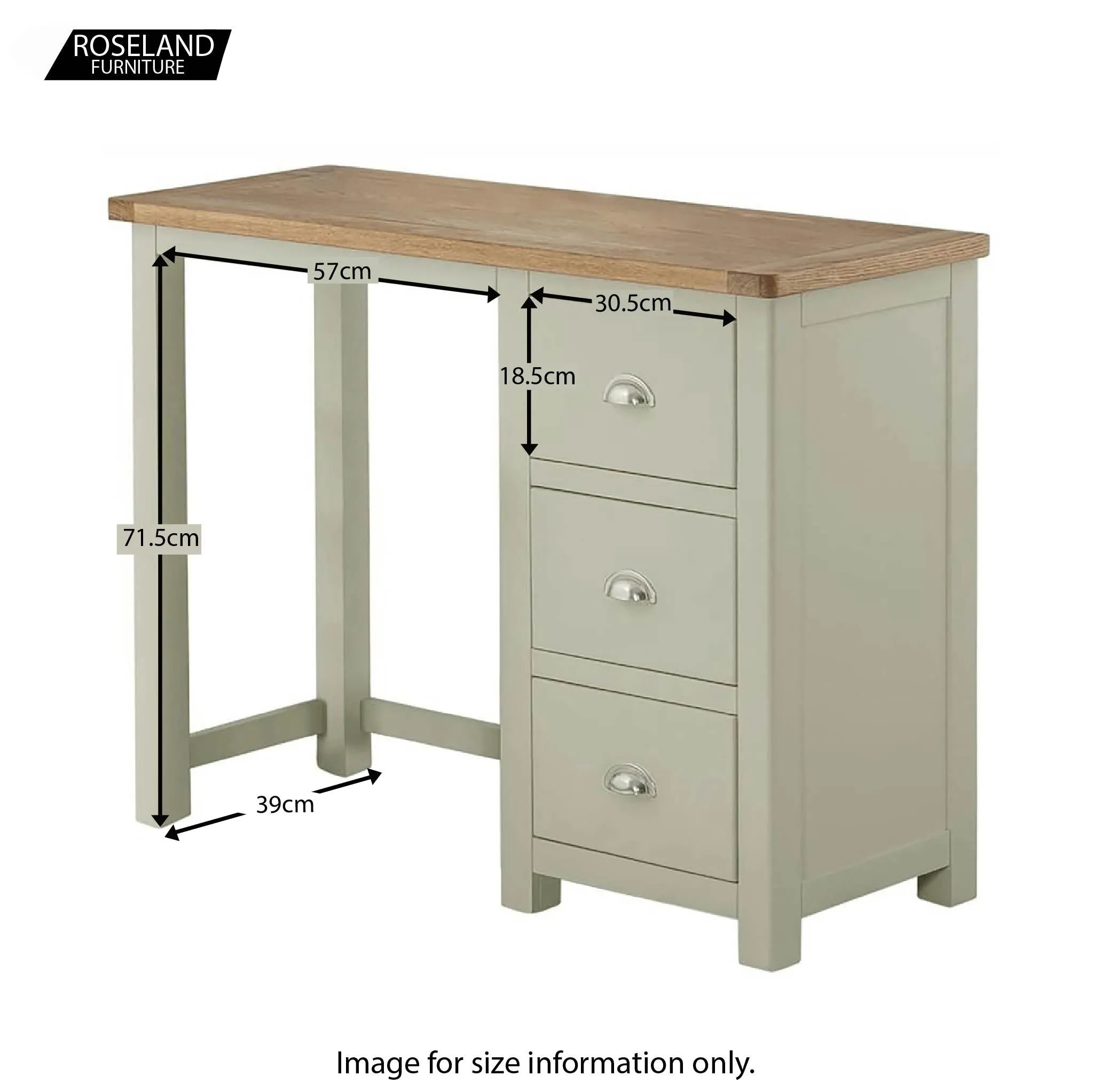 Padstow Grey Dressing Table