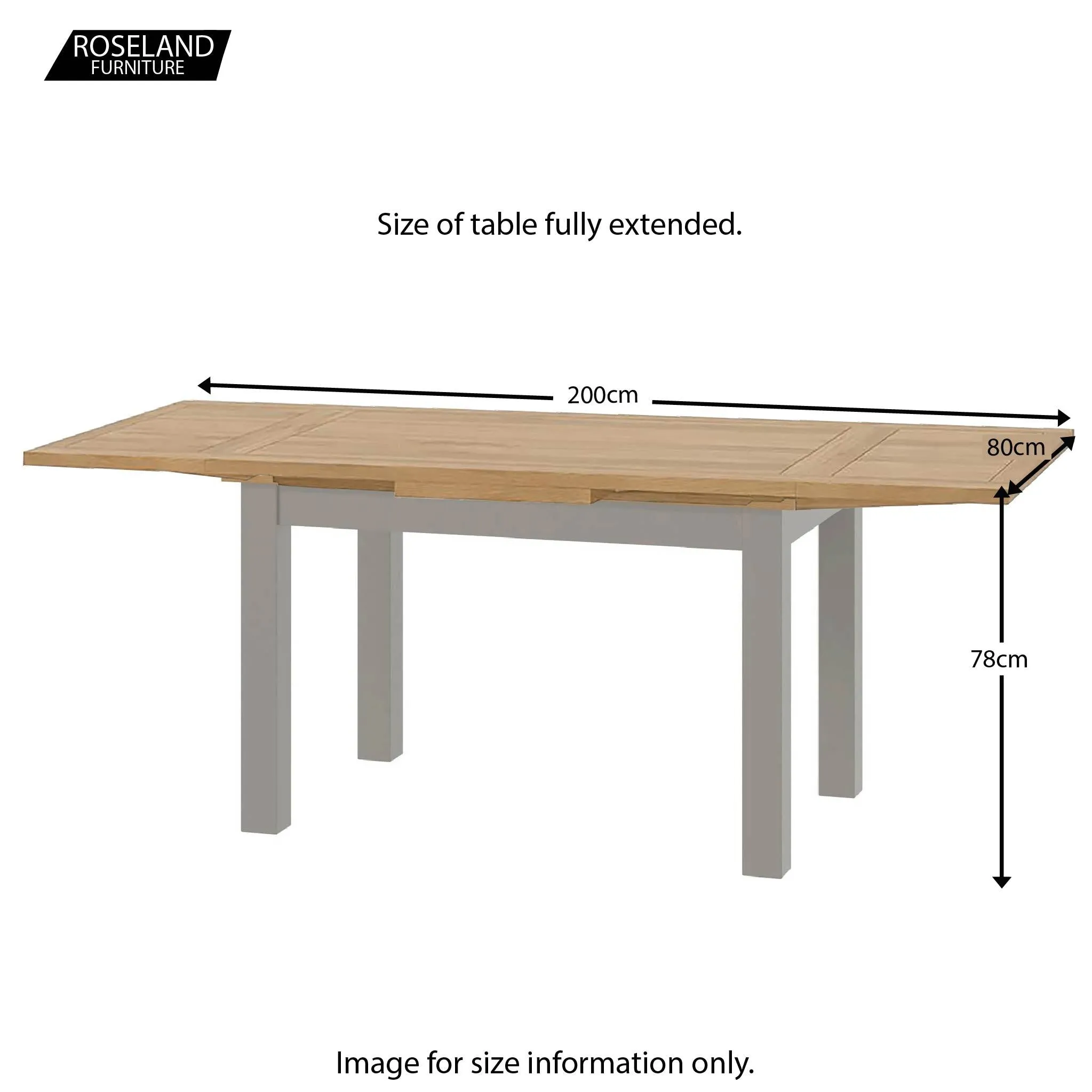 Padstow Grey Lift Top Drawleaf Table 120-200cm