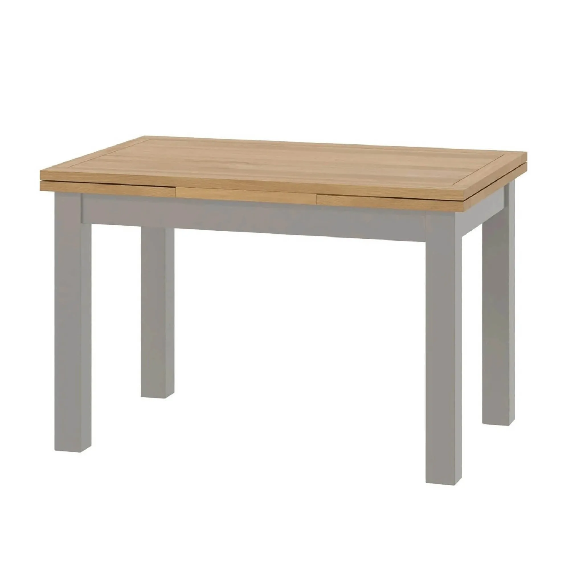 Padstow Grey Lift Top Drawleaf Table 120-200cm