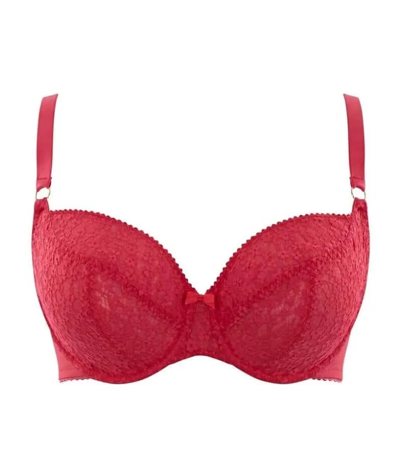 Panache Lana Balconnet Bra - Raspberry