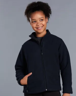 [PF07K] kids bonded P/F full zip jacket