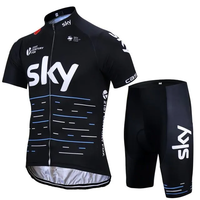 Professional Team Sky Jersey sets 2017 Model