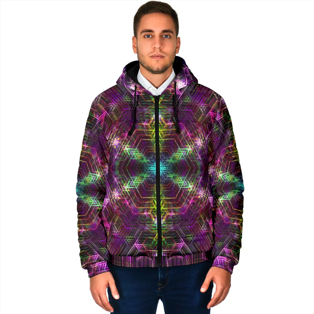 PSYCHEDELIA WARM 4RT DIMENSION | MENS WINTER HOODIE JACKET | YANTRART