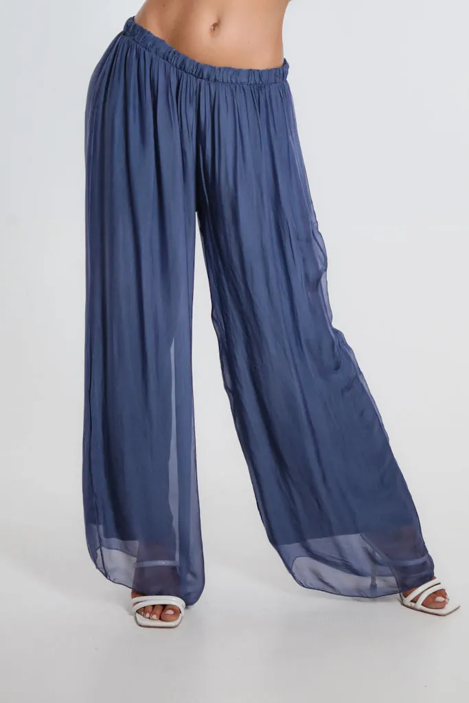 Roxy Silk Straight Leg Pant (PL212)