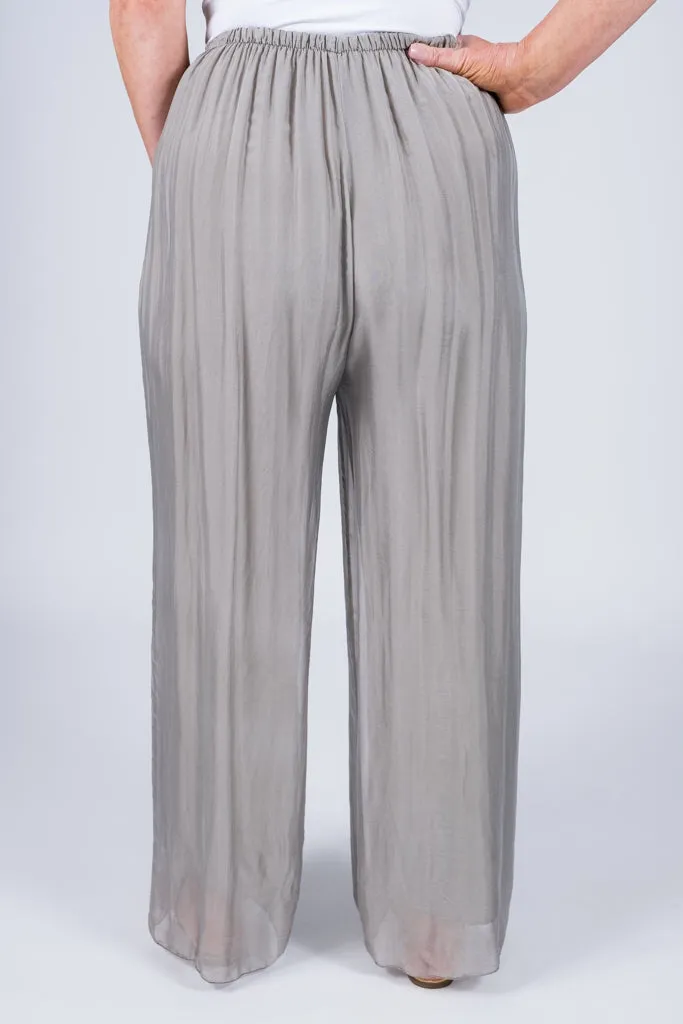 Roxy Silk Straight Leg Pant (PL212)