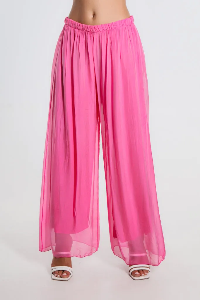 Roxy Silk Straight Leg Pant (PL212)