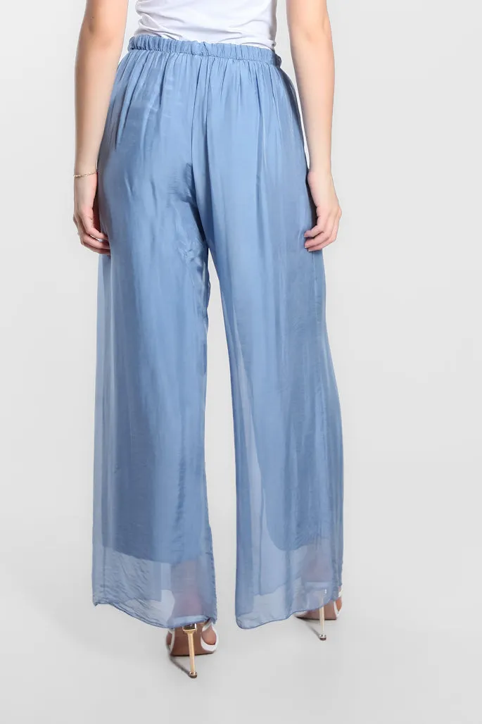 Roxy Silk Straight Leg Pant (PL212)