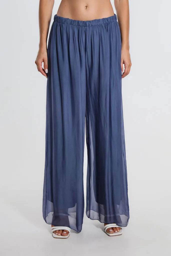 Roxy Silk Straight Leg Pant (PL212)