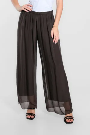 Roxy Silk Straight Leg Pant (PL212)