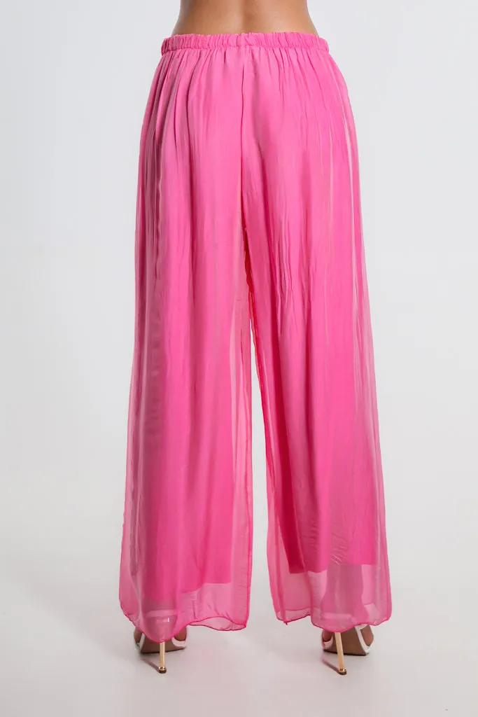 Roxy Silk Straight Leg Pant (PL212)