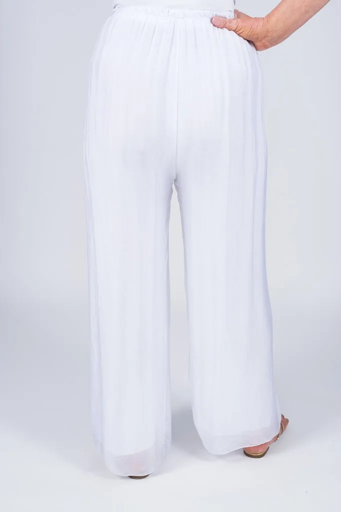 Roxy Silk Straight Leg Pant (PL212)