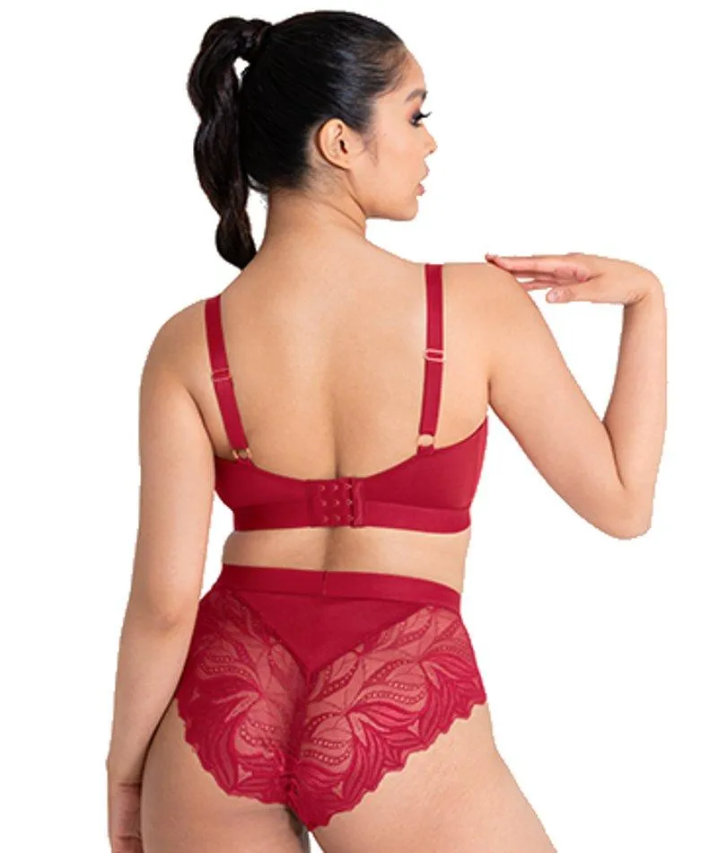 Scantilly Indulgence Wire-free Bralette - Red