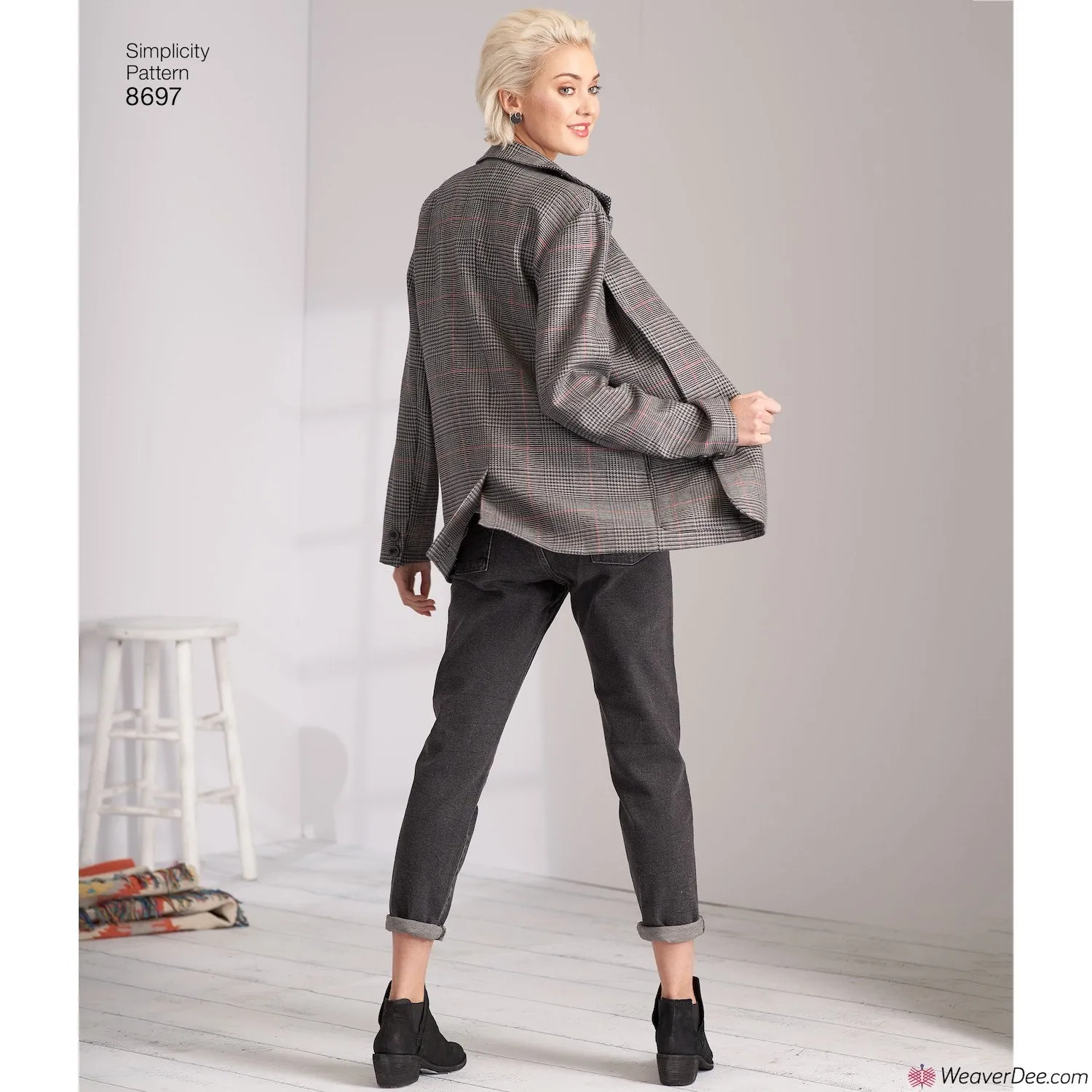 Simplicity Pattern S8697 Misses'/Women's Oversized Blazers