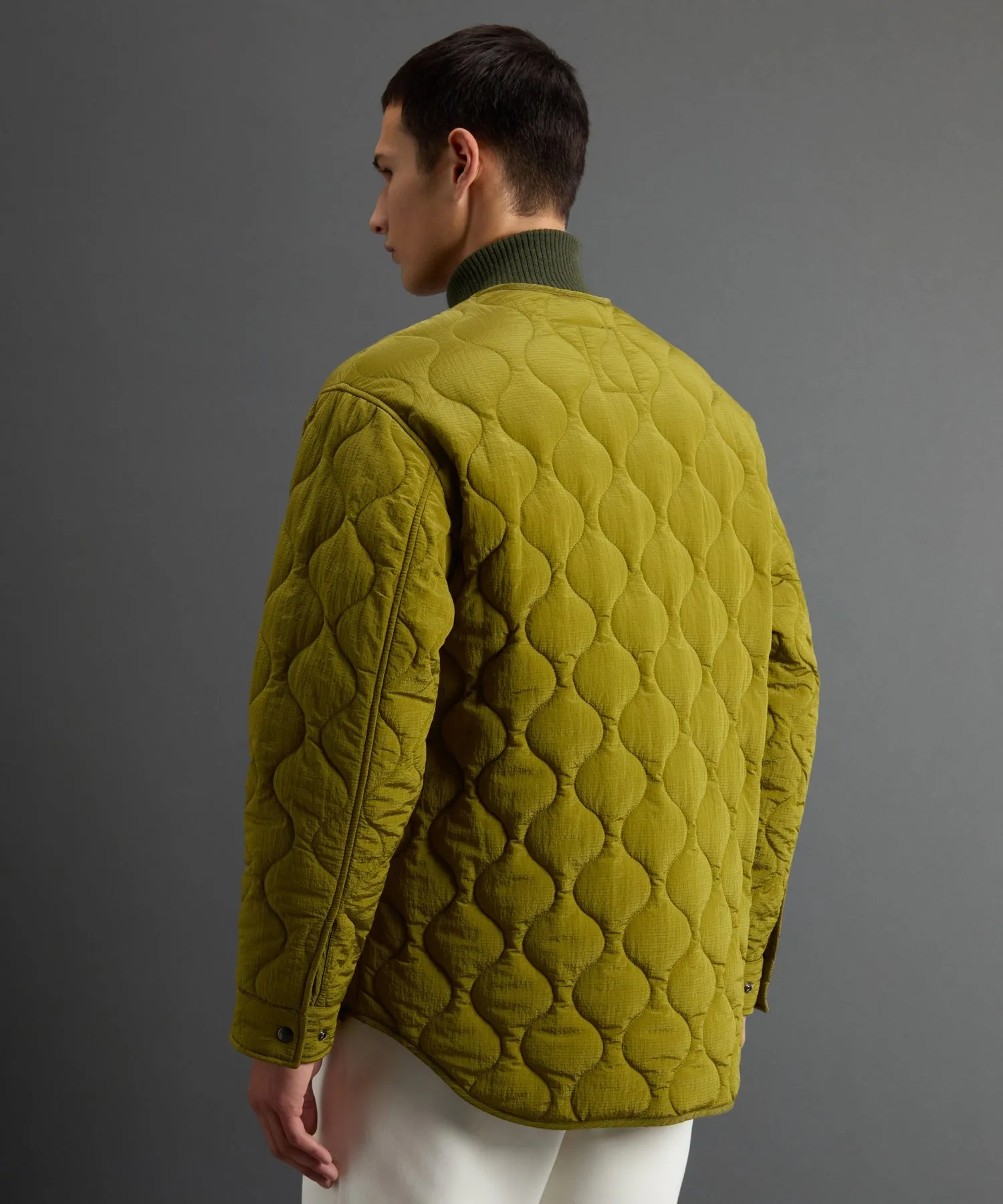 Todd Snyder X Woolrich Onion Quilted Jacket in Citron