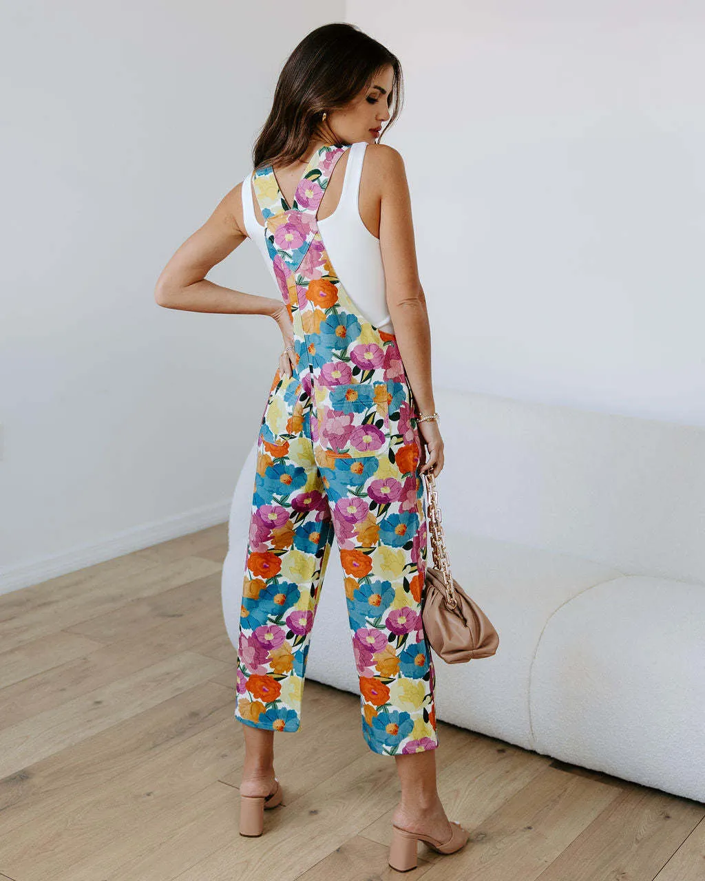 Trend Casual Cool Classic Printing Loose Jumpsuit