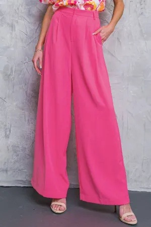 Upscale Pink Woven Pants