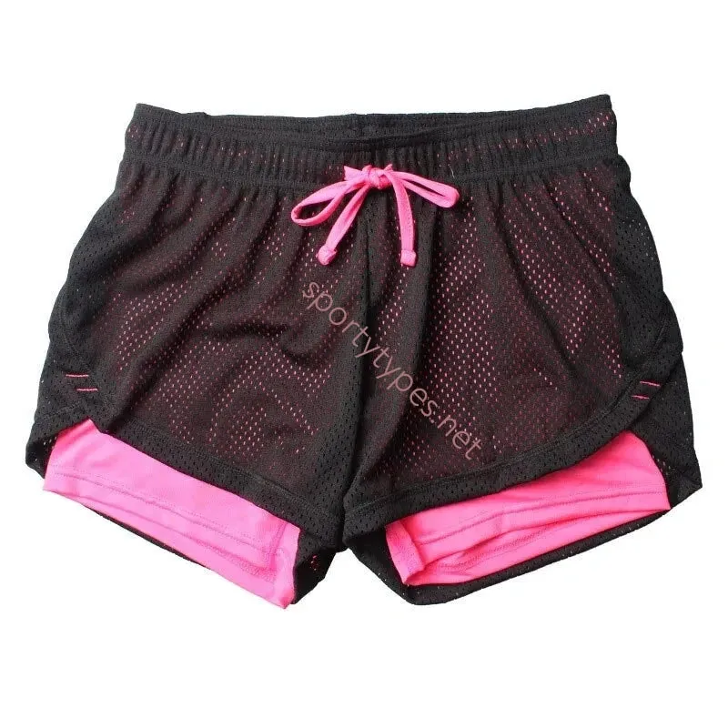 Women's 2-in-1 Mesh Running Shorts